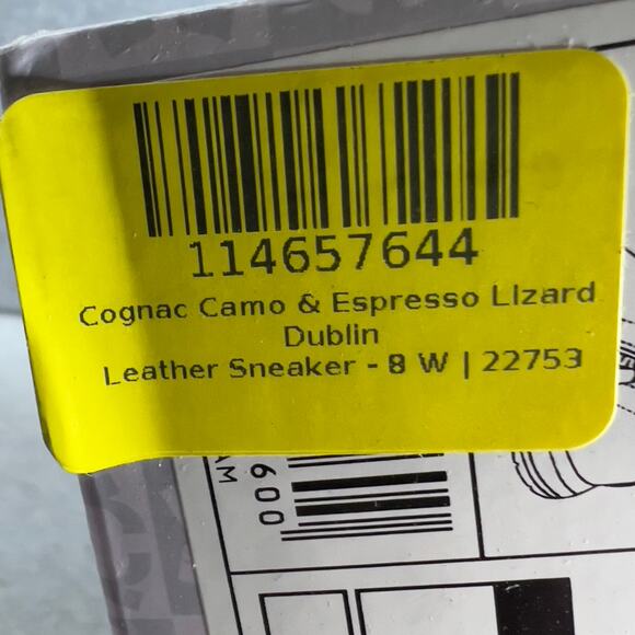 Revere Dublin Leather Zip Up Ankle Sneaker Shoe-Camo Espresso -Women Size 8 *NEW - Picture 11 of 15